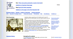 Desktop Screenshot of heyshamheritage.org.uk